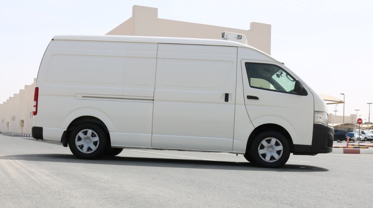 Chiller Van Rental fleet at our Mussafah base