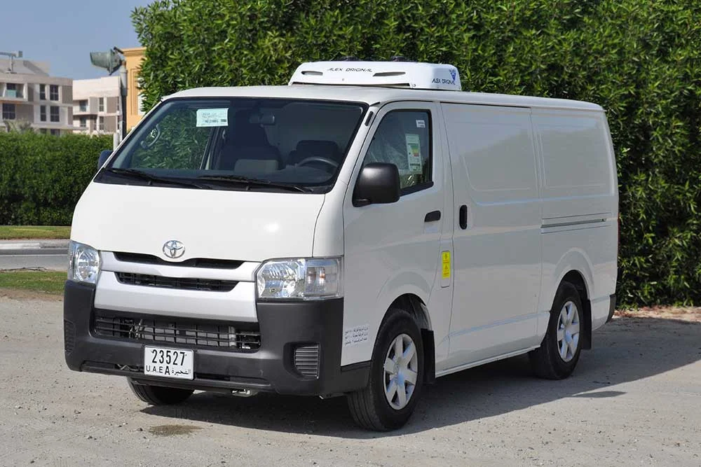Freezer van rental Abu Dhabi −18°C to −25°C